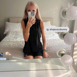 lululemon slit front top